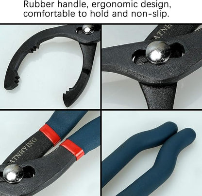 Oil Filter Wrench Set, Removal Tool, No Slipping - Image 4