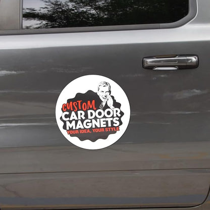 Custom Car Magnet Signs for Businesses 2 pk by Unknown