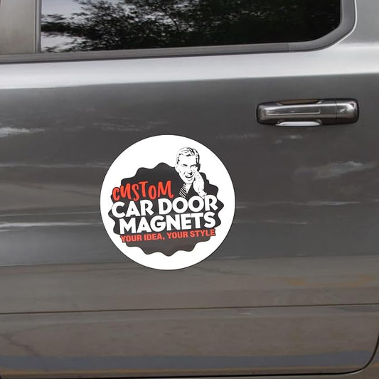 Custom Car Magnet Signs for Businesses 2 pk by Unknown