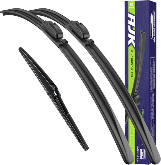 AJK Wiper Blades for Mazda CX-5 2013 2014 2015 2016, 2 Piece All Weather OEM by AJK