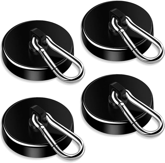 DIYMAG Black Magnetic Hooks, 200LBS Strong Heavy Duty Neodymium Magnet Hook by DIYMAG