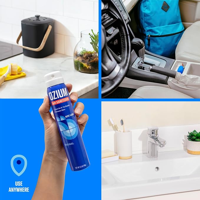 Ozium 3.5 Oz. Air Sanitizer & Odor Eliminator 4 Pack - Image 4