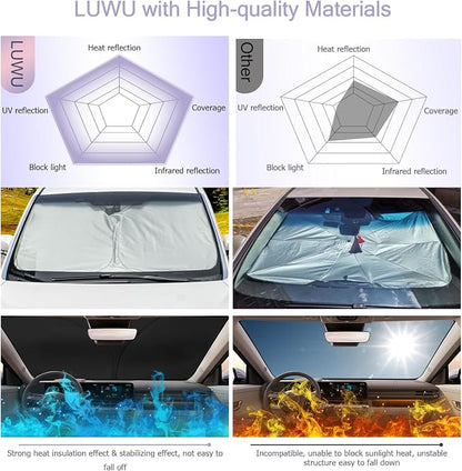 LUWU Hyundai Kona Windshield Sun Shade - Image 5