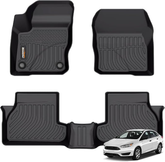 Binmotor-Floor Mats for Ford Focus 2012-2018, S | SE | ST | SEL | Titanium by VisittheBinmotor