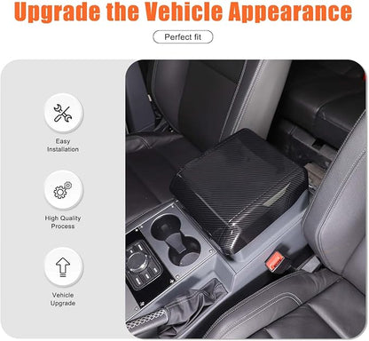 Armrest Box Cover Center Console Pad Compatible - Image 4