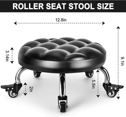 Low Rolling Stool, Low Stool - Image 3