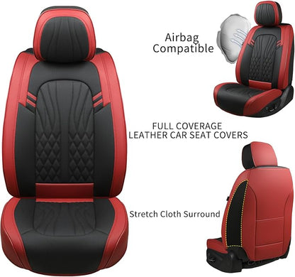 Car Seat Covers, Breathable and Waterproof Faux Leather Automotive Seat Covers - Image 6