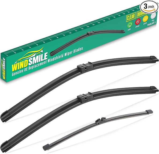 26" 20" 13" Windshield Wiper Blades Replacement by WINDSMILE