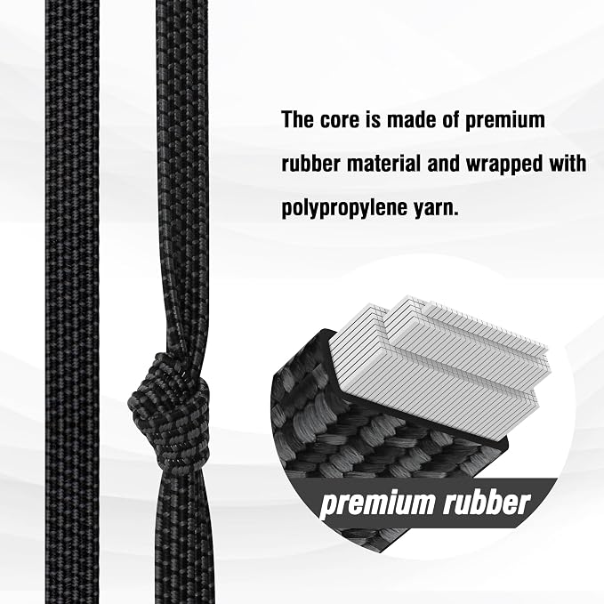 Bungee Cords with Hooks, 40 Inch Flat Adjustable Bungee Cords with Hooks Heavy - Image 5