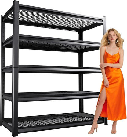 Large Garage Shelving, 5-Tier Garage Storage Shelves 3000LBS Heavy Duty by FFVVGH