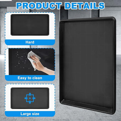6Pcs Extra Large Auto Oil Drip Pan- 35.4 x 24 x1.6 Inches Oil Drip Tray - Image 3