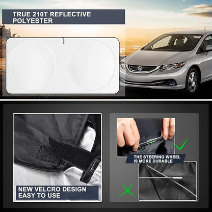 Sunshade for Honda CRV 2017-2022 Sun Shade Fit HR-V CR-V LX EX EX-L, Sport - Image 6