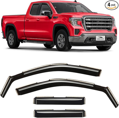 Voron Glass in-Channel Extra Durable Rain Guards by VoronGlass-highqualityautoaccessories