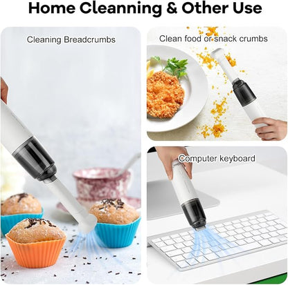 Mini Vacuum Cleaner Cordless, Portable Keyboard Vacuum Cleaner, Wireless - Image 5