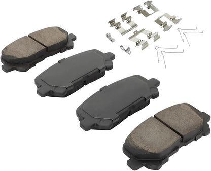 Premium Ceramic Rear Brake Pads Compatible - Image 2
