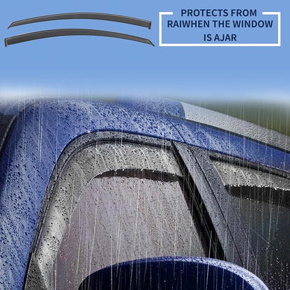 Rain Guards Fits for 2021-2024 Toyota Sienna, Outside Mount Side Window Wind - Image 9