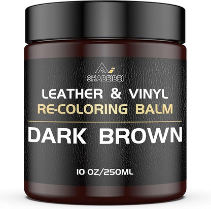 Leather Recoloring Balm, 10oz Leather Color Restorer Leather Repair Kit by SHABEIBEI