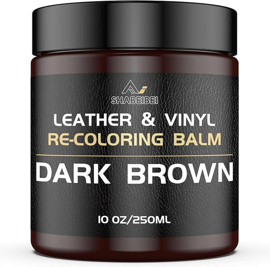 Leather Recoloring Balm, 10oz Leather Color Restorer Leather Repair Kit by SHABEIBEI
