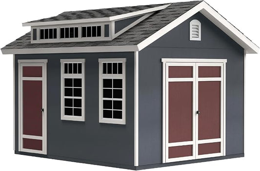 Handy Home Products Designer 12x10 Wooden Storage Shed by HandyHomeSheds