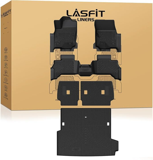 LASFIT Floor Mats for Toyota 4Runner 2025-2026 wtih Trunk mat&backrest mat by LASFIT