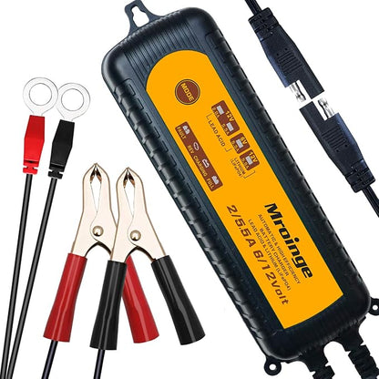 MBC055, 6V/12V 5.5A Smart Vehicle Battery Charger Maintainer by Mroinge