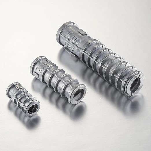 Wensilon 5/8 * 3 Lag Shield Anchor Long Zinc Alloy Bolts Concrete Anchors - Image 5