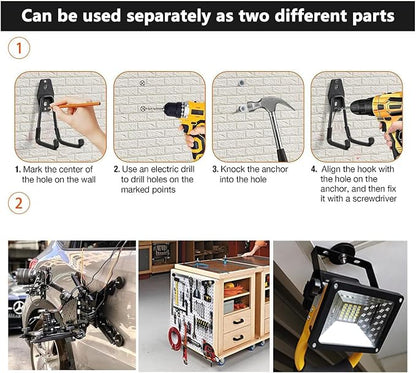 Heavy Duty Magnetic Hooks, Strong Large Magnet Hooks - Image 2