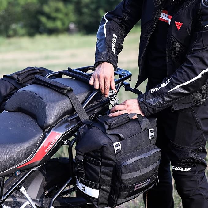 Rhinowalk Motorcycle Saddle Bag Waterproof Motor Pannier Bag Luggage Pack Quick - Image 7