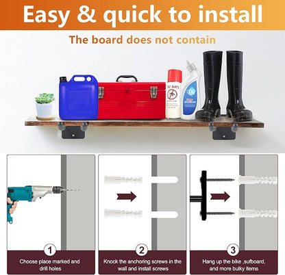 Sinoer Upgraded Garage Hooks, Shed Organizer, Utility Steel Garage Storage Hooks - Image 3