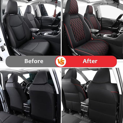 MIROZO Seat Covers for Rav4, Non-Hybrid Toyota RAV4 Seat Covers Car Seat Cover - Image 6