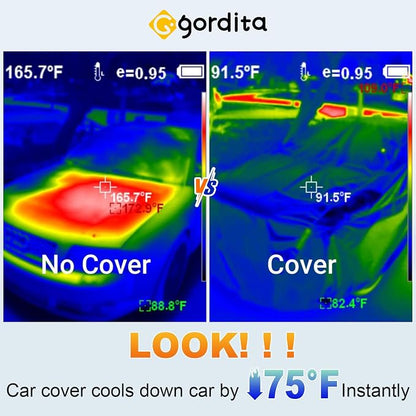Car Cover Waterproof All Weather, GORDITA Full Exterior Covers - Image 2