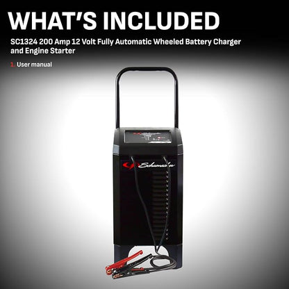 Schumacher Electric 4-in-1 Wheeled Battery Charger, Maintainer, and Engine - Image 5