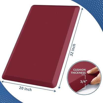 KitchenClouds Kitchen Mat Cushioned Anti Fatigue Rug 20"x32" Waterproof - Image 2
