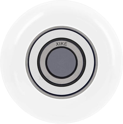 XiKe 12 Pack White 2" Nylon Garage Door Roller 4" Stem, Quiet/Durable and High - Image 3