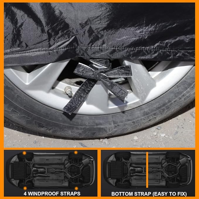 Waterproof All Weather Car Cover Compatible - Image 7