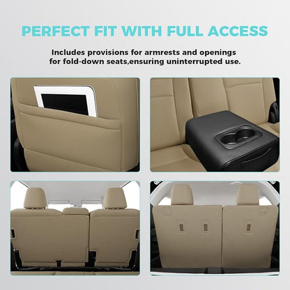 Custom for Honda Pilot Seat Covers, Car Seat Protectors Full Set for Pilot LX - Image 5