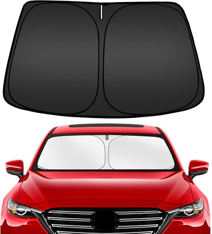 ARISMOTOR Windshield Sun Shade for Mazda CX-9 CX9 2016-2025, Custom Fit by ARISMOTOR