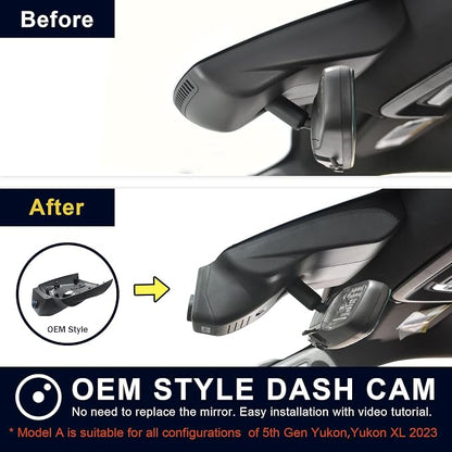 Front 4K & Rear 1080P Dash Cam Custom fit - Image 3