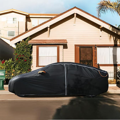 Car Covers for Automobiles, 6 Layers Car Cover Waterproof All Weather, Full - Image 7