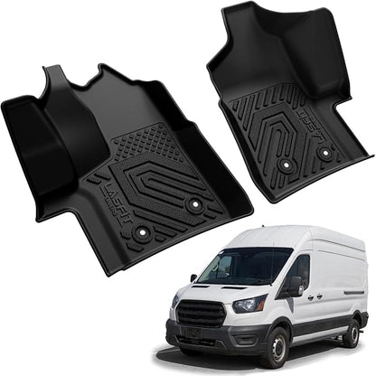 LASFIT Front Floor Mats for 2022-2025 Ford Transit 150/250/350/350HD - Image 8