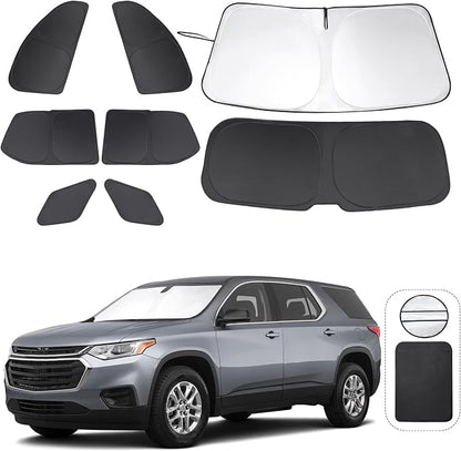 TINGLU Window Shades for Chevrolet/Chevy Traverse 2018-2023 Accessories Car by TINGLU