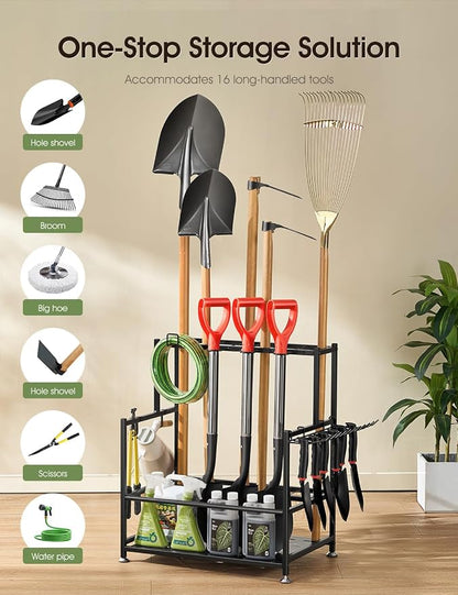 Garden Tool Organizer – Heavy-Duty Carbon Steel Storage Rack - Image 7