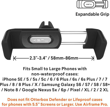 Kenu Airframe+ Car Phone Holder Mount and iOttie Easy One Touch 4 Car Mount - Image 4
