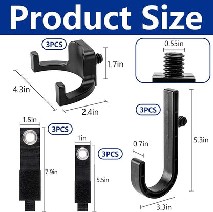 12 Pcs Storage Shed Tool Hooks - Image 2
