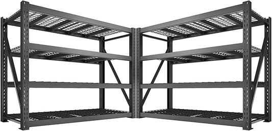 Bepatio 8000LBS Garage Shelving Heavy Duty, Adjustable Utility Shelves by Bepatio