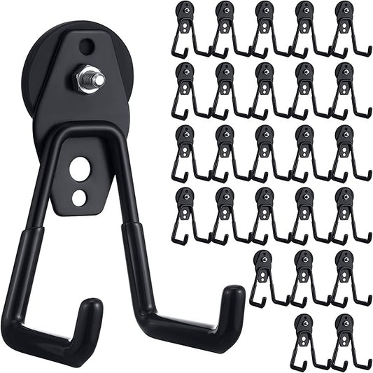 Landhoow Large Magnetic Hooks Heavy Duty Garage Magnet Hooks Strong Storage by Landhoow
