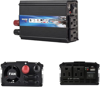 Power Inverter 500W Car Power Inverters, 12 Volt Inverter Car Cigarette Inverter - Image 9