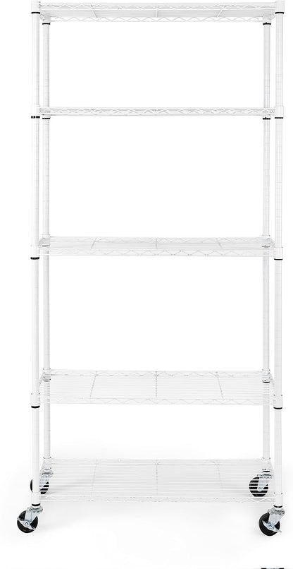 Seville Classics UltraDurable Heavy Duty NSF Solid Steel Wire Rack Storage Unit - Image 2