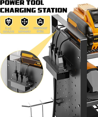 Heavy-Duty 48" Wall Mount Power Tool Organizer - Image 6