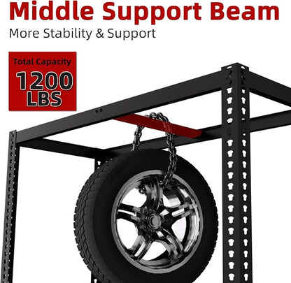 36" W x 16" D x 55" H Adjustable Garage Storage Shelves - Image 4